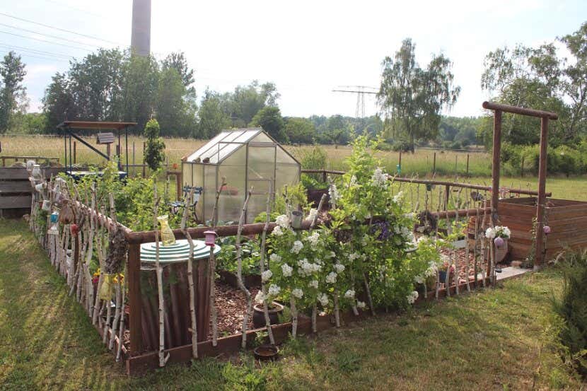 Bauerngarten Mit Rosenpracht Danielas Sachsisches Idyll