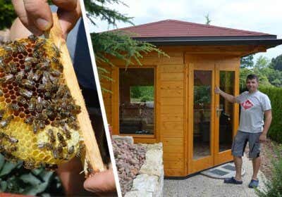 5-Eck-Gartenhaus als Bienenhaus: Königinnenzucht im Pavillon